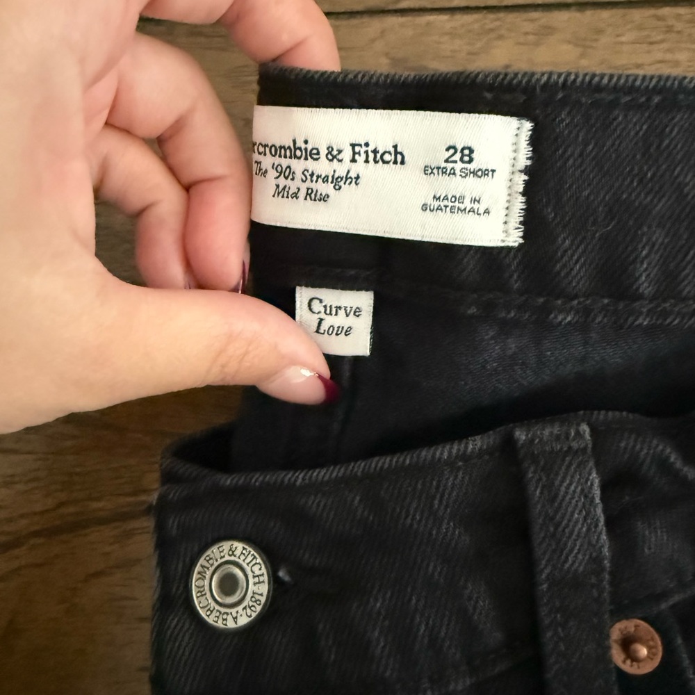 Abercrombie & Fitch the 90s straight leg mid rise - Picture 4 of 4